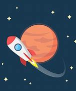 Image result for Rocket Flying through Space