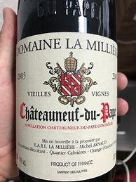 Image result for Milliere Chateauneuf Pape Reserve