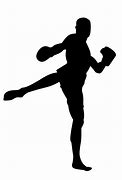 Image result for Kickboxing Silhouette