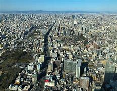 Image result for Aerial of Osaka