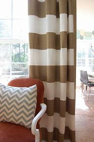 Image result for Wide Striped Curtains Horizontal
