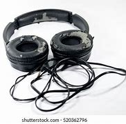 Image result for Broken Headphones On White Background