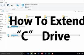 Image result for How to Extend C Drive