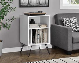Image result for Record Player White Units and Storage
