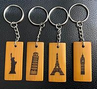 Image result for Wood Keychain Design