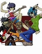 Image result for Gorillaz Band Cartoon Wallpaper