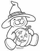 Image result for Halloween Bear Coloring Pages