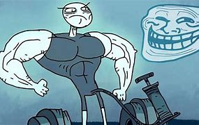 Image result for Muscle Man Trollface
