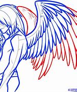 Image result for Angel Drawing Side View