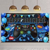 Image result for Video Game Birthday Party Banner