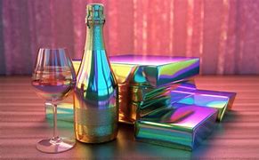 Image result for Champagne Black Background