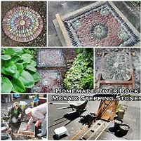 Image result for River Rock Stepping Stones