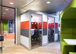 Image result for Office Phonebooth Futuristic Design Simple Glossy Screen