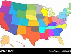 Image result for United States Map Colored