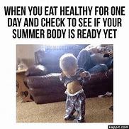 Image result for Trying to Be Healthy Meme