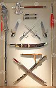 Image result for Martial Arts Weapons Display