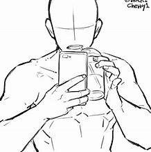 Image result for On Phone Drawing Poses Male