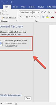 Image result for Recover Word Document Not Saved CBA Insurance
