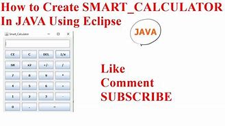 Image result for Calculator Program in Java in YouTube
