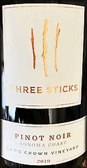 Image result for Three Sticks Pinot Noir Gap's Crown