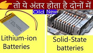 Image result for Semi Solid State Battery Comparison Chart