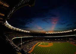 Image result for Baseball Stadium at Night