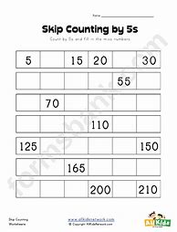 Image result for Skip Counting by 5s Puzzle