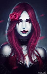 Image result for Pin Up Gothic Vampire