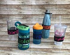 Image result for Personalized Sippy Cup Band