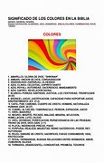 Image result for Colores Del Arco Iris Biblico