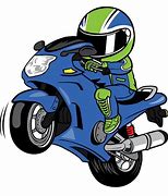 Image result for Cartoon Motorcyclist