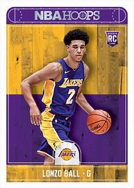 Image result for Lonzo Ball Card NBA Hoops