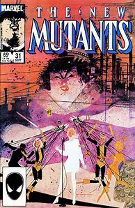 Image result for Bill Sienkiewicz New Mutants Covers