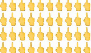 Image result for Middle Finger Emoji Pattern
