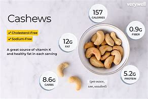 Image result for Nutrition in Cashew