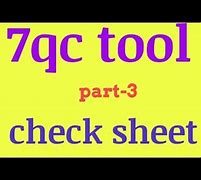 Image result for Tool Check Sheet