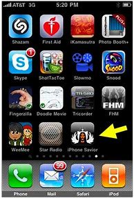 Image result for Snapchat On an iPhone Home Screen