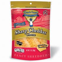 Image result for Dutch Farms Thick Cut Sharp Cheddar Shred