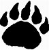 Image result for Panther Paw Print Clip Art