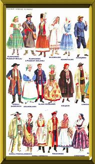 Image result for Polish Folk Costumes by Region