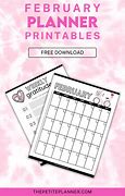 Image result for February Planner Printable