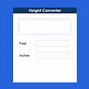 Image result for Height Conversion Feet to Cm