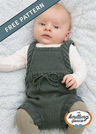 Image result for Knitted Baby Romper