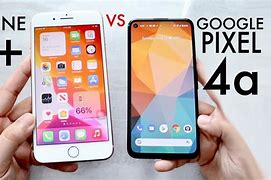 Image result for Google Pixel 3 vs iPhone 8 Plus Size