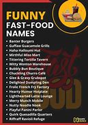 Image result for Fast Food Name Meme