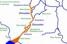 Image result for River Severn On Map