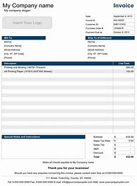 Image result for VAT Invoice Template Excel