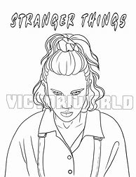 Image result for Stranger Things Coloriage Max