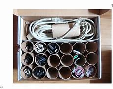Image result for DIY Cable Organizer