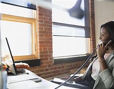 Image result for Free Images of a Person Answering the Telephone or Email